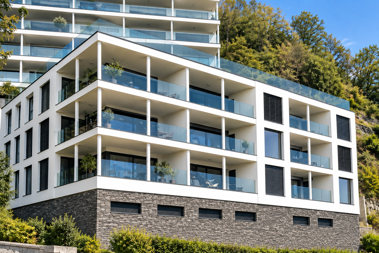 Palazzina residenziale completata a Brissago